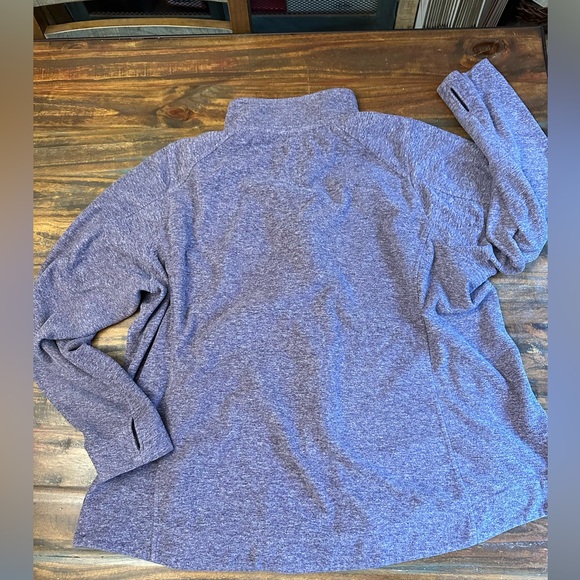 Duluth Trading Co Full Zip Fleece Jacket ZipperPockets Women's 2XL purple - Picture 6 of 8